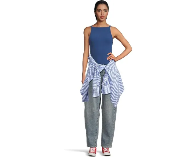 Джинсы Heartland Baggy с прямым кроем и низкой посадкой Free People