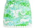 Шорты-юбка Mini Michelina Skort с цветочным принтом для девочек Lilly Pulitzer Kids