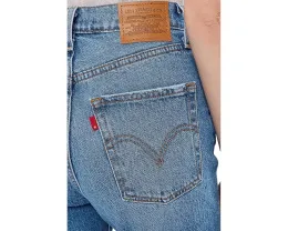 Кроп-джинсы Levi's Premium Ribcage с высокой посадкой и застежкой на пуговицы