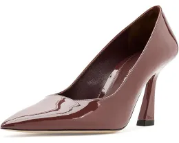 Насосы Vinnie 85 Stuart Weitzman с острым мысом и уникальным каблуком