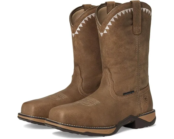 Рабочие ковбойские сапоги Ariat Anthem Deco с композитным защитным носком и стелькой 4LR