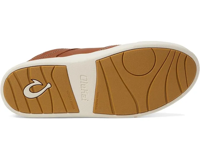 Обувь OluKai Ha'Upu из натуральной кожи с контрастной строчкой