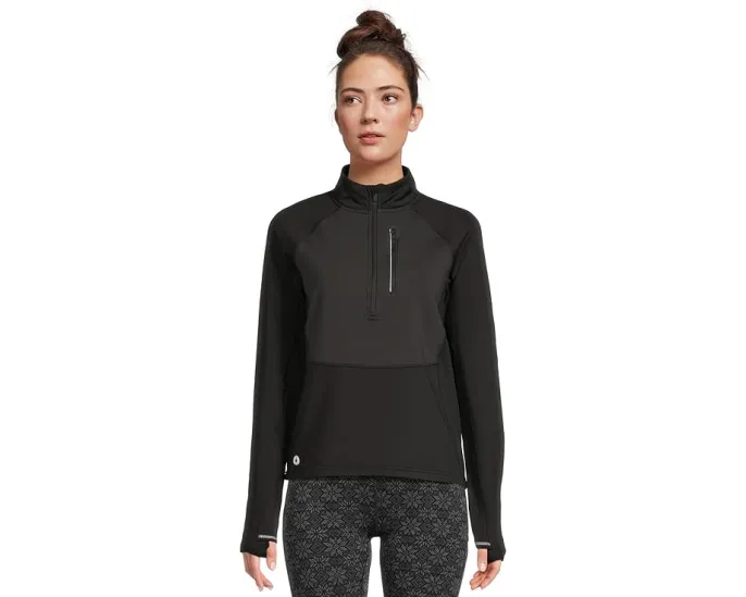 Кофта Smartwool Active Fleece Wind 1/2 Zip с ветрозащитной панелью