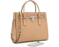 Большая сумка-сатчел Hamilton Moderne от MICHAEL Michael Kors из шагрени