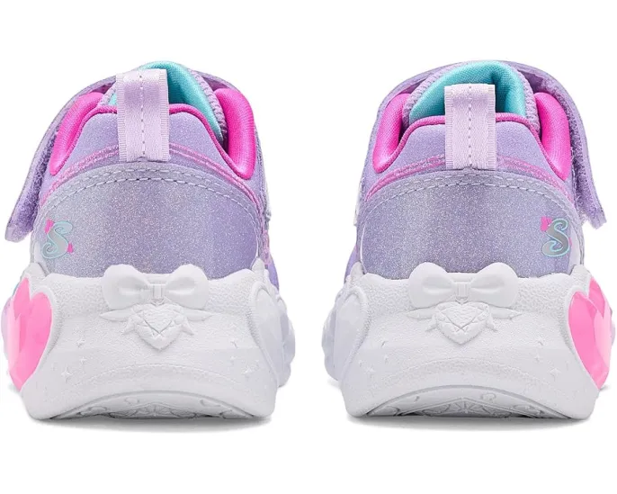 Кроссовки Skechers Enchanted Heart Lights 303266N для малышей с подсветкой и сердцем