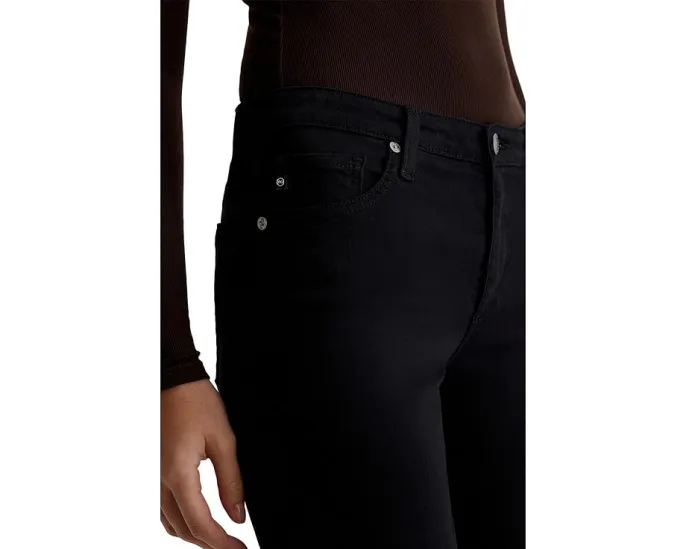 Джинсы AG Jeans Angel Low Rise Bootcut в цвете Super Black