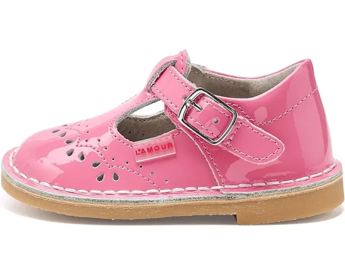 Сандалии L'Amour Shoes Kids Ruthie с перфорацией и застежкой на липучке