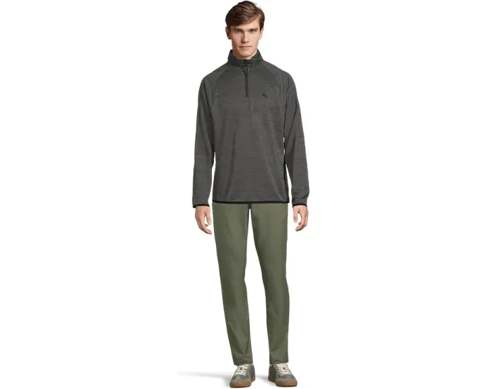 Tommy Bahama Полузипованный свитер Palm Pro с жаккардовым узором