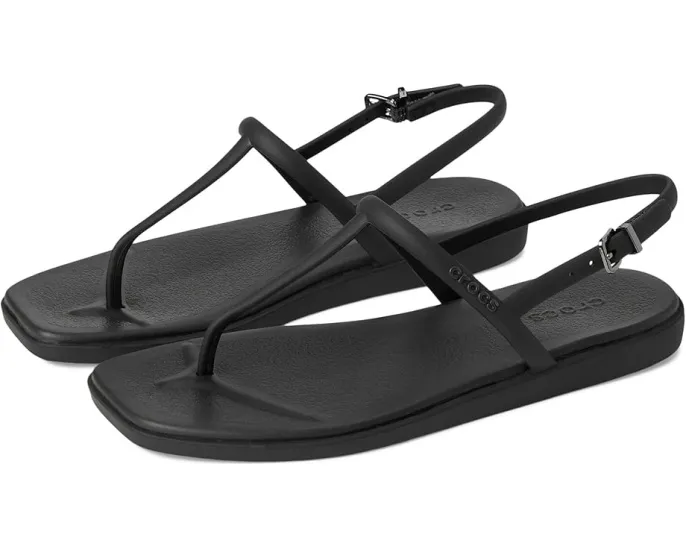 Шлепанцы Crocs Miami Thong Sandal с квадратным носком и гибким верхом