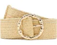 Ремень Lilly Pulitzer Arta Belt из соломки рафии с металлической пряжкой