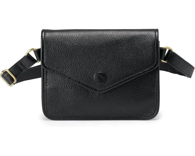 Поясная сумка Margot Belt Bag из кожи и соломки с тремя слотами для карт