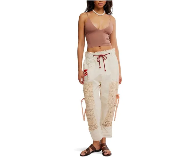 Топ Round Two Skinny Strap с глубоким V-вырезом и открытой спиной Free People