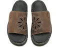 Сланцы Dr. Martens Zebzag Flower из кожи Crazy Horse с цветочным принтом