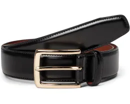 Johnston & Murphy ремень из состаренной кожи с латунной пряжкой
