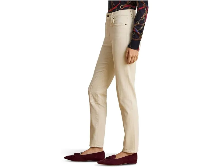 Джинсы Lauren Ralph Lauren с высокой посадкой и зауженным низом