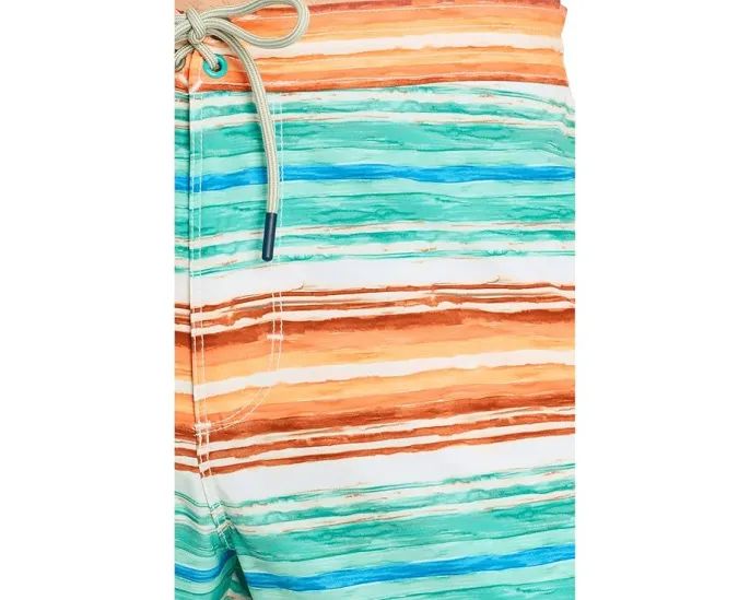 Шорты Tommy Bahama Baja Sarape Stripe 8 с принтом и сетчатым вкладышем 5.35 дюйма