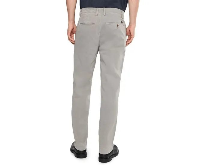 Прямые брюки AG Jeans Archie Sueded Straight из итальянского сатина