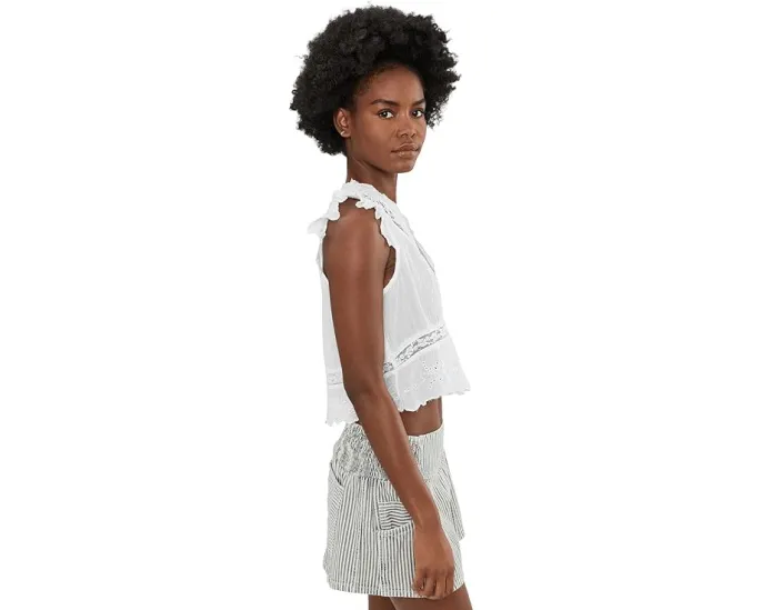 Топ Day Dreamer от Free People с вышивкой и расклешенным силуэтом
