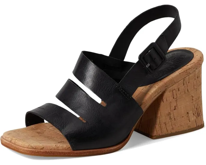 Босоножки Kork-Ease Cate с квадратным носком и расклешенным каблуком