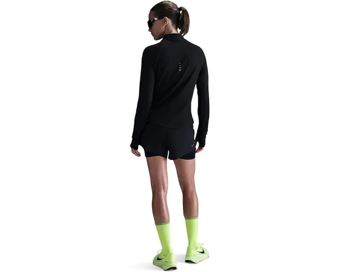 Nike Swift Dri-FIT Ultraviolet беговой топ с молнией на 1/4