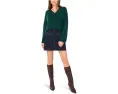 Wide Sleeve High-Low V-Neck