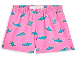 Плавательные шорты Chubbies Kids The Lil Pink Apex Swimmer с принтом
