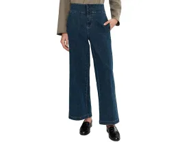 Широкие брюки полной длины из джинсовой ткани со стрейчем Petite Eileen Fisher