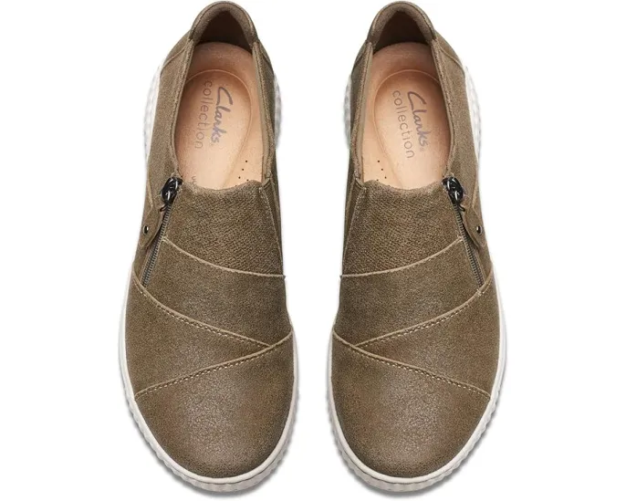 Clarks Caroline Grace элегантные туфли на молнии с круглым носком