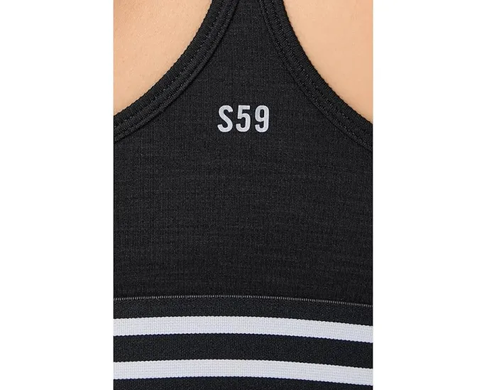 Спортивный бюстгальтер Splits59 Cali Active Rib с рельефной резинкой и дизайном с ремешками на спине