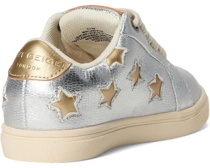 Детские кроссовки Kurt Geiger London Kids Mini Lane Star с золотыми звездами