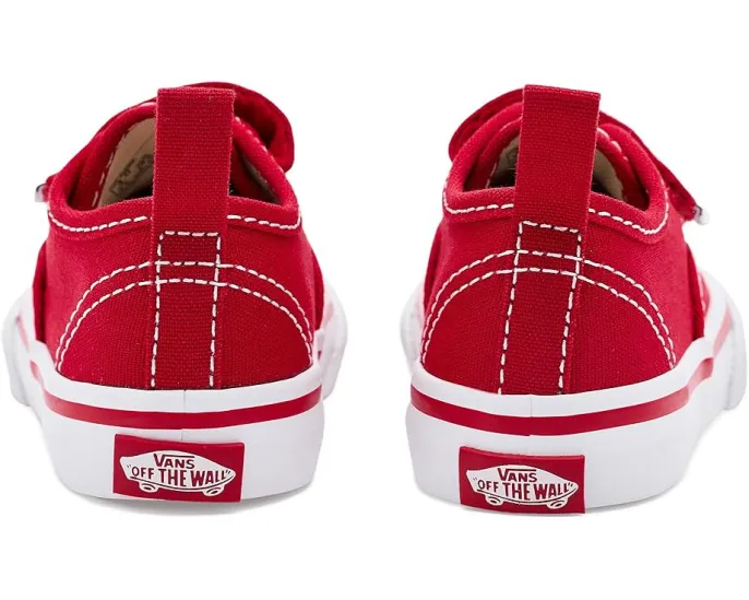 Детские кеды Vans Kids Authentic Elastic V на липучке с эластичными шнурками