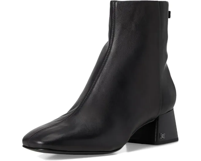 Ботильоны Sam Edelman Paige с квадратным носком и молнией сбоку