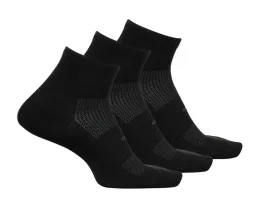 Набор из 3 пар спортивных носков Feetures High Performance Ultra Light Quarter