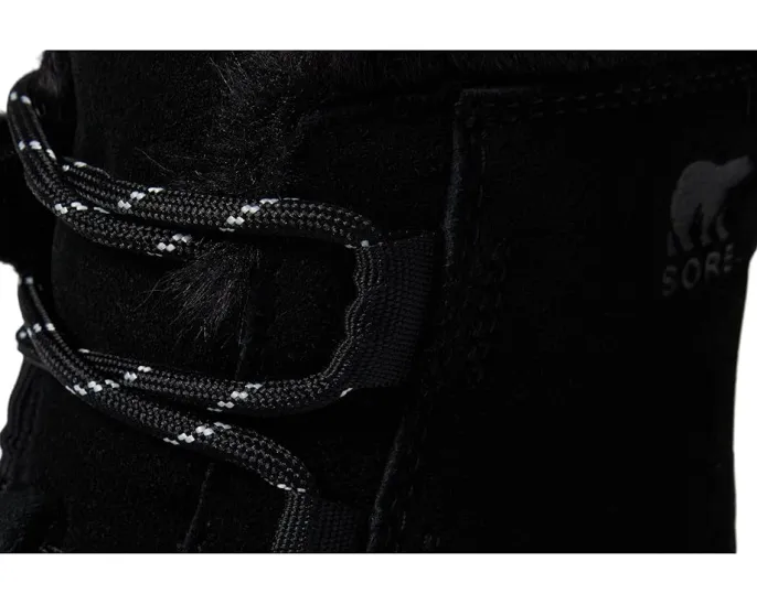 SOREL Детские ботинки Explorer III Lace WP с замшевым верхом и боковой молнией