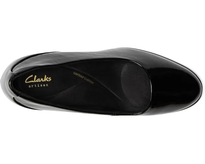 Туфли-лодочки Clarks Shaya Poppy с квадратным каблуком и миндальным носком