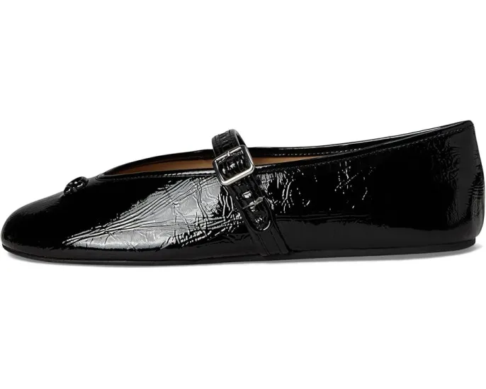 Туфли COACH Mary Jane с рельефным логотипом C из лаковой кожи