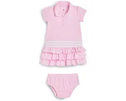 Детский комплект adidas Kids из платья-поло и рюш