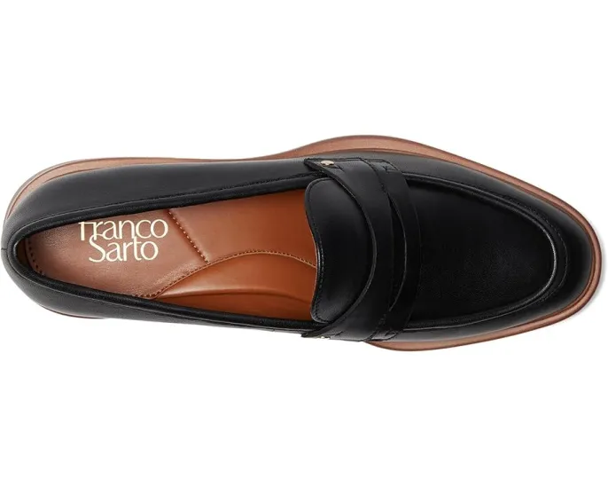 Женские лоферы Franco Sarto Edith с миндалевидным носком и устойчивым каблуком