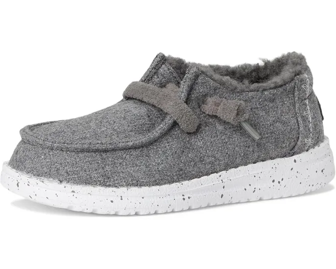 Hey Dude Kids Wendy Wool Cozy детские лоферы из шерсти с утепленной подкладкой