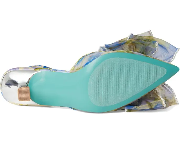 Туфли-лодочки Blue by Betsey Johnson Kelli с жемчужным бантом и тонким каблуком