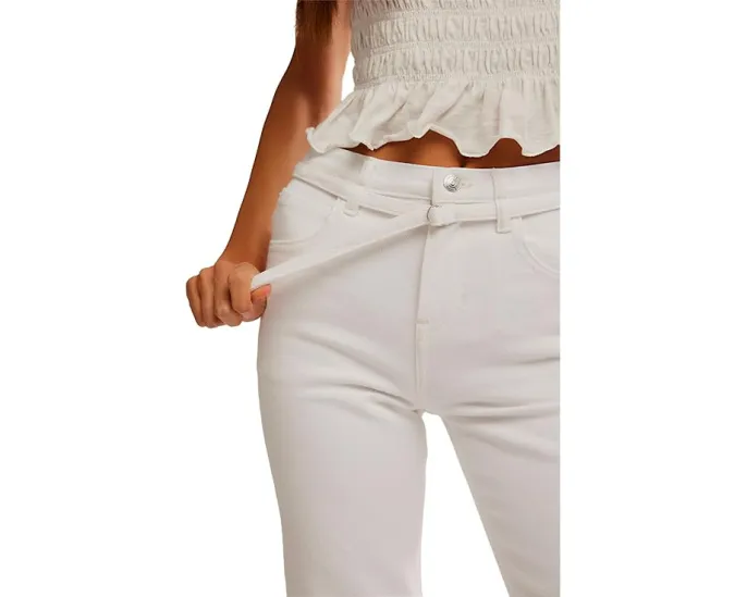 Джинсы Free People Sabine Slim A Line с прямыми штанинами