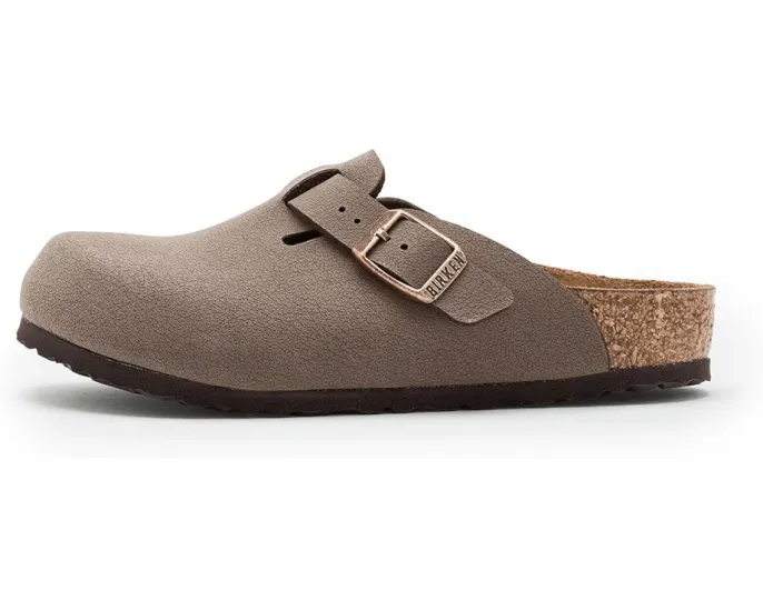 Детские сабо Birkenstock Boston из искусственной кожи с контурной стелькой