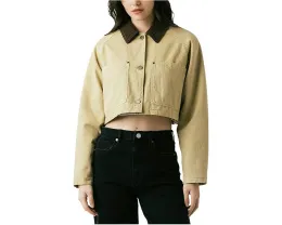 Укороченная куртка Blank NYC Breaking Camp из твила