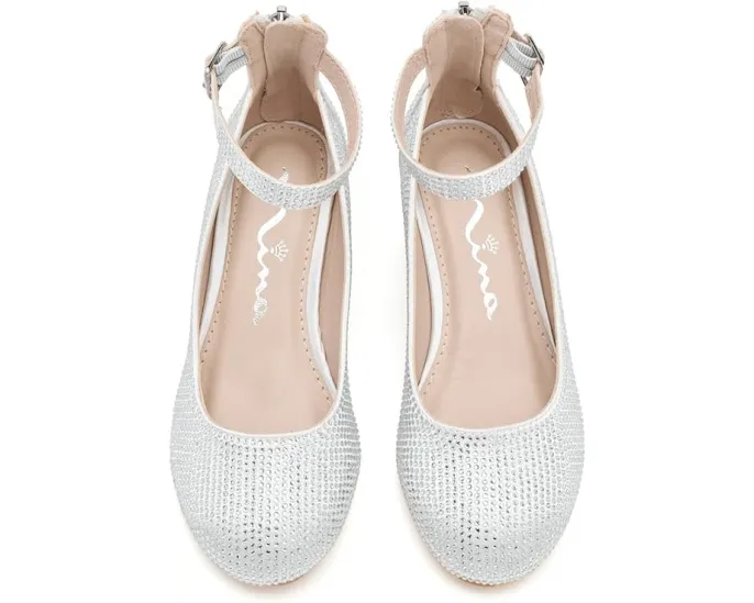 Туфли-лодочки Nina Kids Lennie 2 для девочек с кристаллами