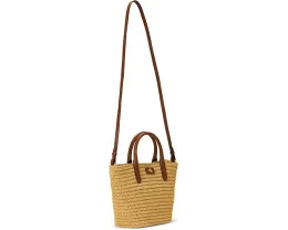 Сумка-тоут Lauren Ralph Lauren Medium Brie из соломки с кожаными ручками