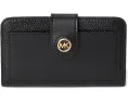 MICHAEL Michael Kors Кожаный кошелек Mk Charm Medium с карманом на клапане