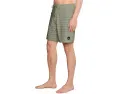 Плавки RVCA Steady Stripe Trunk с карманами на молнии и шнурке