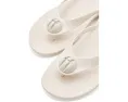 Шлепанцы iQushion Glossy Button FitFlop с резиновым верхом