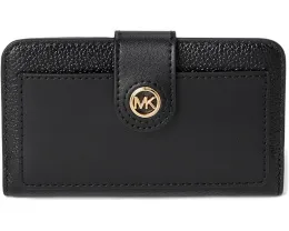 MICHAEL Michael Kors Кожаный кошелек Mk Charm Medium с карманом на клапане