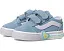 Кроссовки Vans Old Skool V Heart для малышей с липучками и усиленным носком